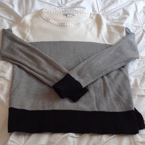 Color block sweater